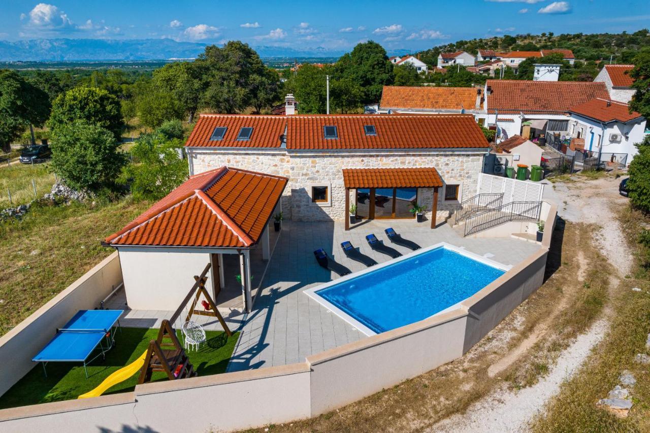 Stone villa Miandri Sukošan Esterno foto